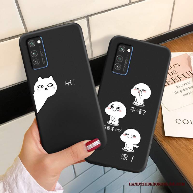 Custodia Honor View30 Creativo Nero Tendenza, Cover Honor View30 Protezione Semplici Net Red