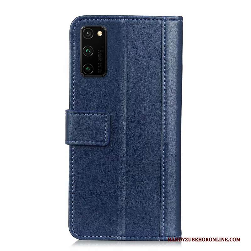 Custodia Honor View30 Pelle Blu Tendenza, Cover Honor View30 Telefono