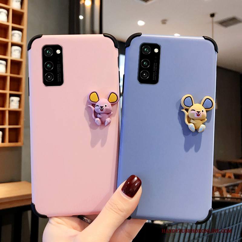 Custodia Honor View30 Pro Cartone Animato Blutelefono, Cover Honor View30 Pro Silicone Tridimensionale Bello
