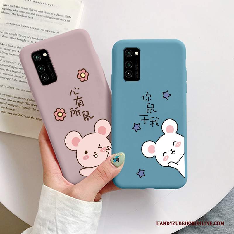 Custodia Honor View30 Pro Cartone Animato Macchiati Piccola, Cover Honor View30 Pro Creativo Amantitelefono