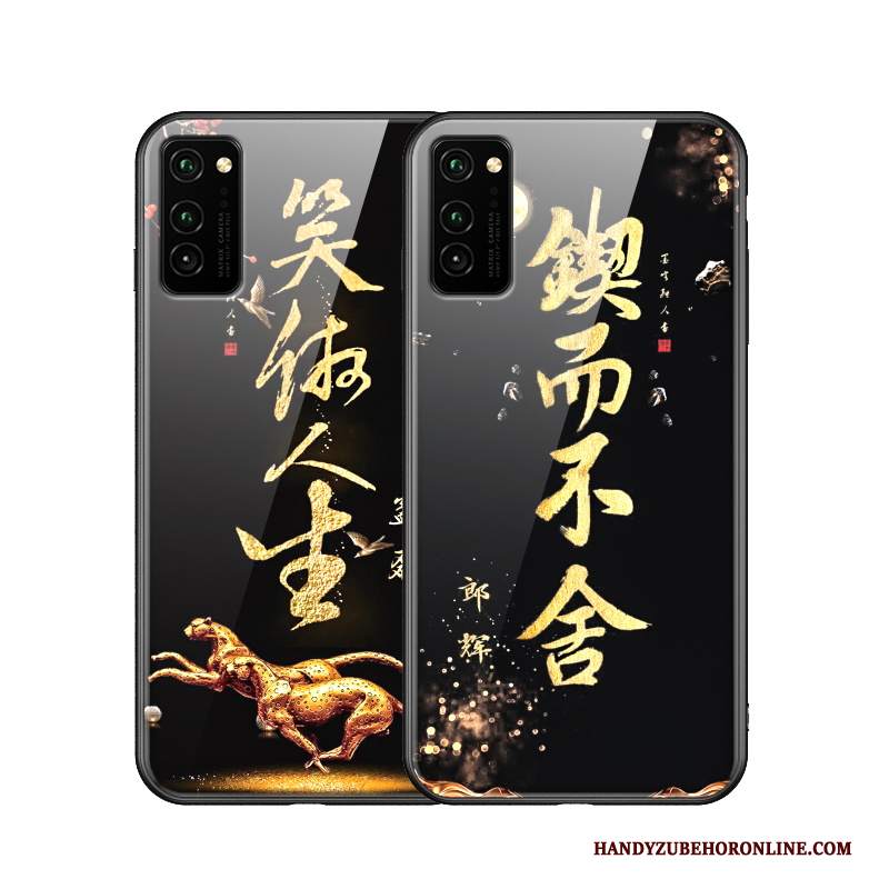 Custodia Honor View30 Pro Creativo Di Personalitàtelefono, Cover Honor View30 Pro Nero Luminoso