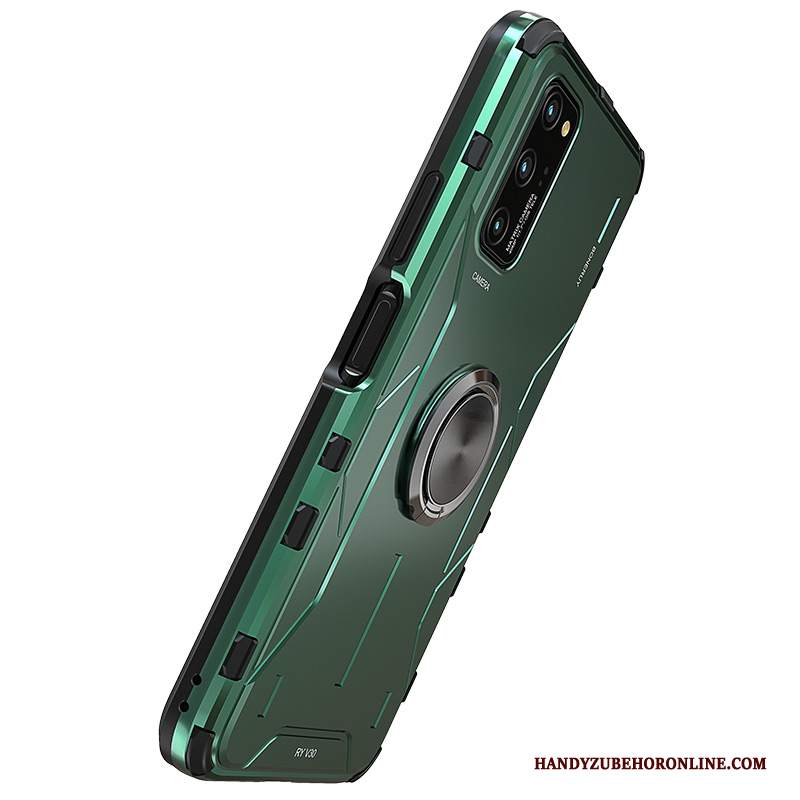 Custodia Honor View30 Pro Protezione Metallo Tutto Incluso, Cover Honor View30 Pro Creativo Verde Difficile