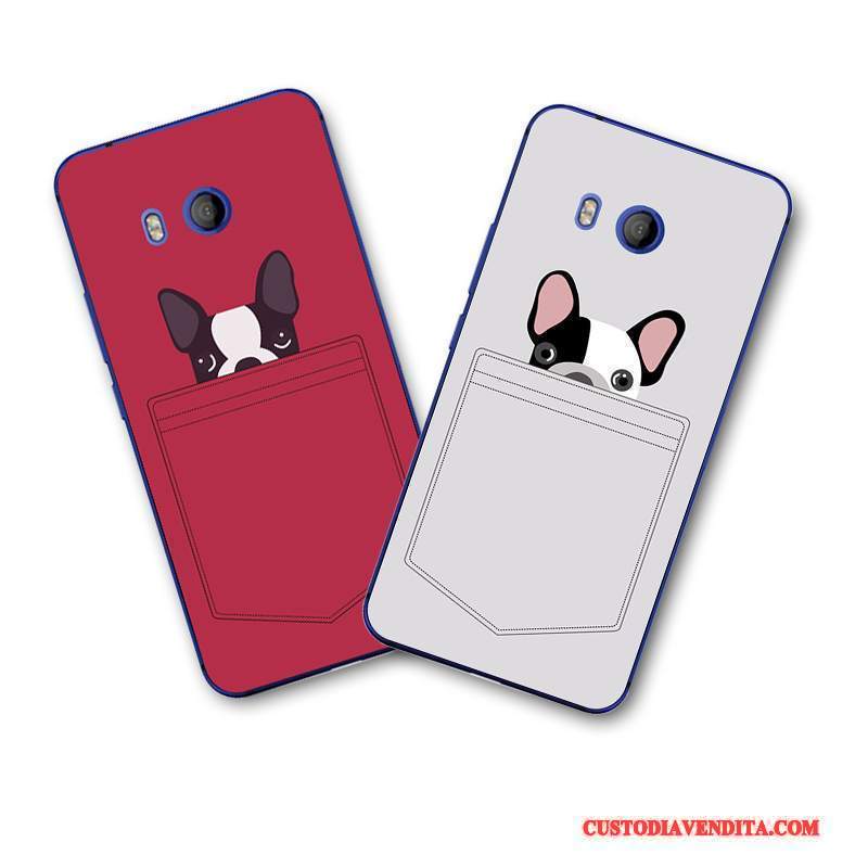 Custodia Htc U11 Cartone Animato Di Personalità Morbido, Cover Htc U11 Silicone Tutto Inclusotelefono