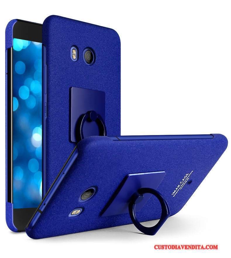 Custodia Htc U11 Protezione Macchiati Anti-caduta, Cover Htc U11 Difficile Blu