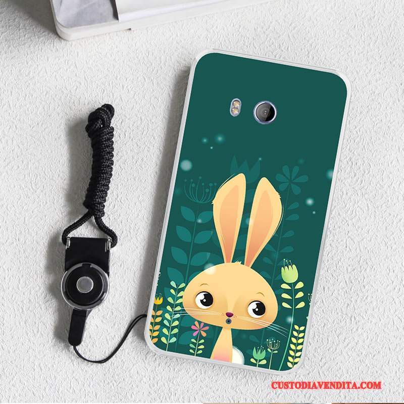 Custodia Htc U11 Silicone Colore Anti-caduta, Cover Htc U11 Cartone Animato Tutto Incluso Tendenza