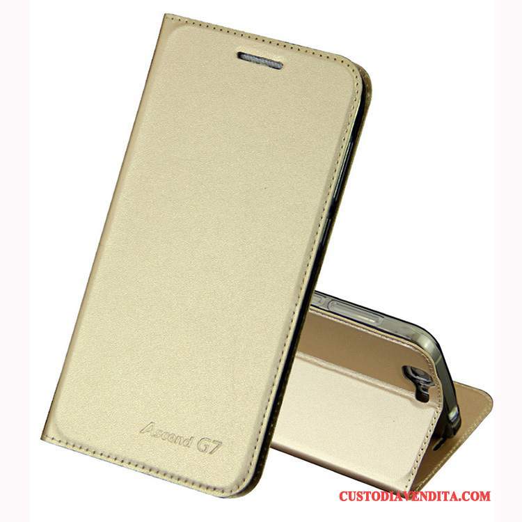 Custodia Huawei Ascend G7 Protezione Anti-cadutatelefono, Cover Huawei Ascend G7 Pelle