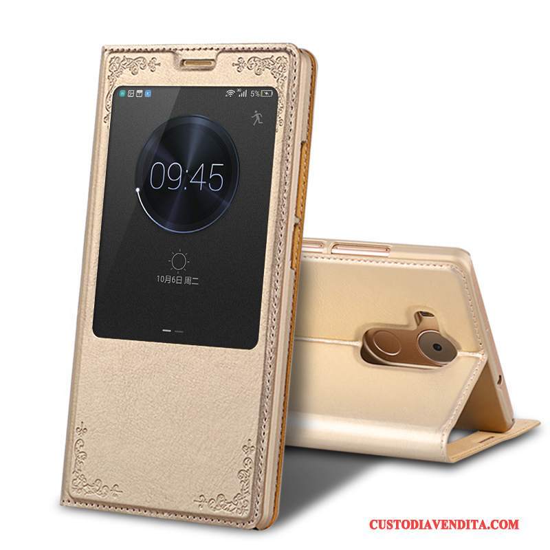 Custodia Huawei Ascend Mate 7 Protezione Tendenzatelefono, Cover Huawei Ascend Mate 7 Pelle Oro