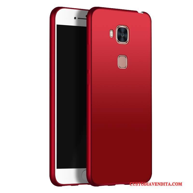 Custodia Huawei G7 Plus Silicone Tendenzatelefono, Cover Huawei G7 Plus Protezione Rosso Anti-caduta