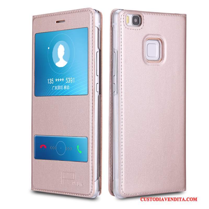 Custodia Huawei G9 Lite Pelle Telefono Anti-caduta, Cover Huawei G9 Lite Folio Gioventù Drago