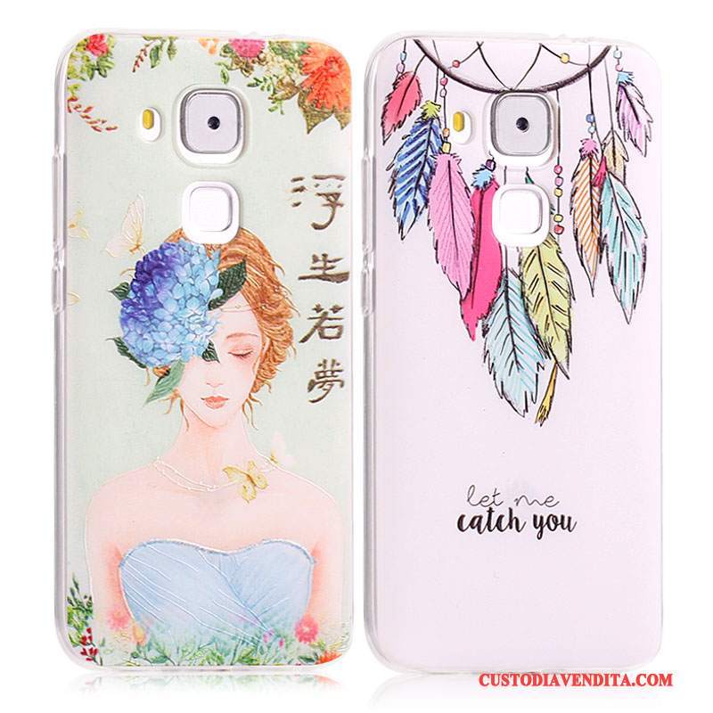 Custodia Huawei G9 Plus Colore Morbidotelefono, Cover Huawei G9 Plus Silicone Tutto Incluso