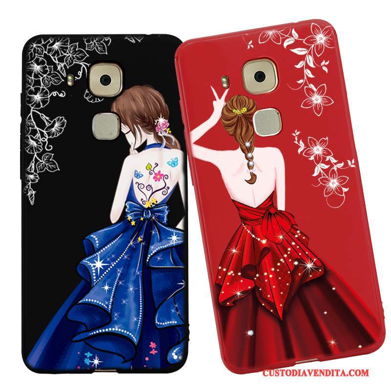 Custodia Huawei G9 Plus Creativo Tutto Incluso Di Personalità, Cover Huawei G9 Plus Silicone Rosso Tendenza
