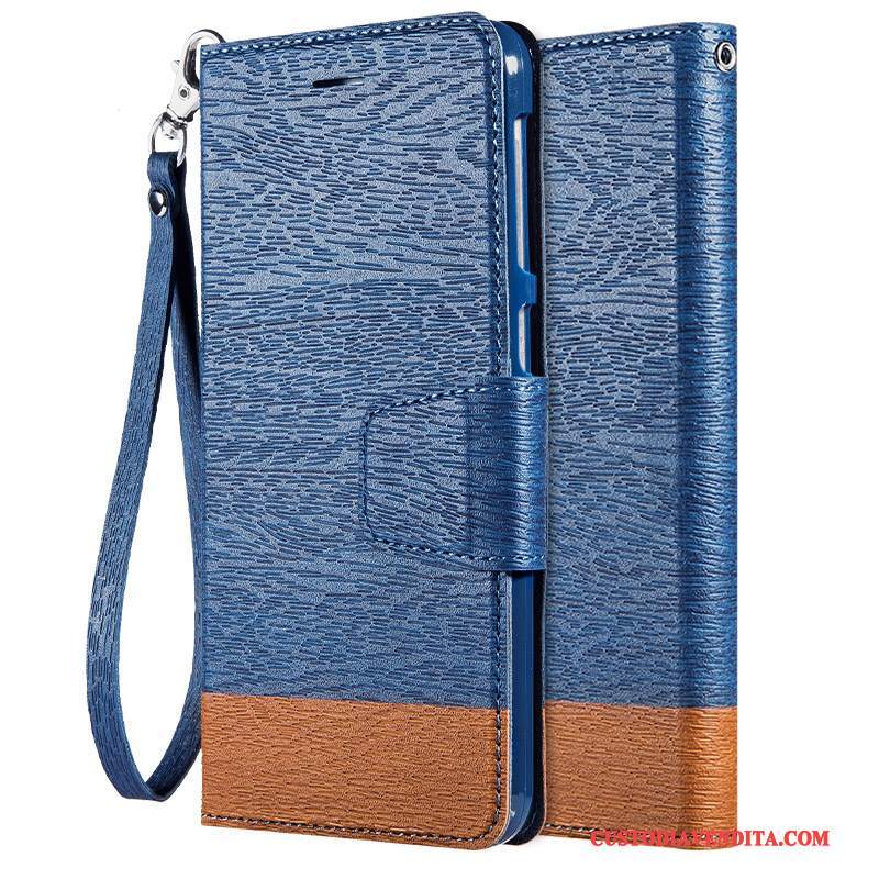 Custodia Huawei G9 Plus Pelle Anti-caduta Blu Scuro, Cover Huawei G9 Plus Protezione Telefono Tutto Incluso