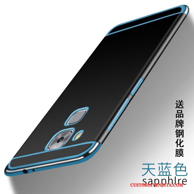 Custodia Huawei G9 Plus Silicone Morbido Tutto Incluso, Cover Huawei G9 Plus Protezione Blu Scuro Anti-caduta