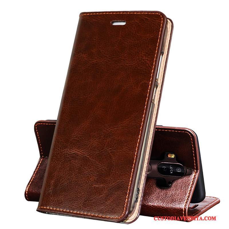 Custodia Huawei Mate 10 Folio Tutto Incluso Anti-caduta, Cover Huawei Mate 10 Pelle Telefono