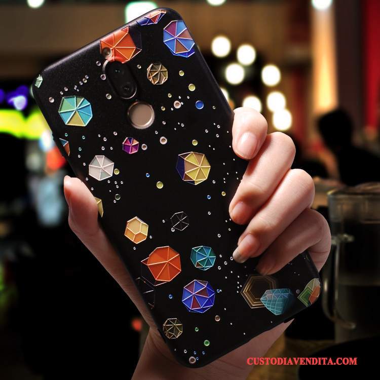 Custodia Huawei Mate 10 Lite Colore Sottile Tutto Incluso, Cover Huawei Mate 10 Lite Creativo Tendenza Morbido