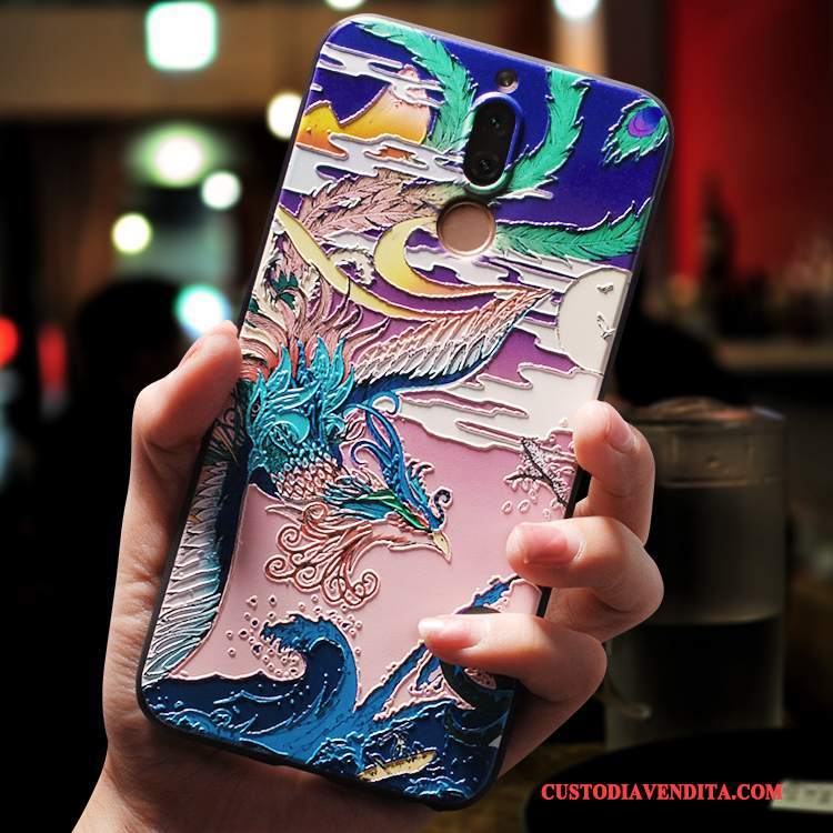 Custodia Huawei Mate 10 Lite Creativo Morbido Etnico, Cover Huawei Mate 10 Lite Silicone Di Personalità Stile Cinese