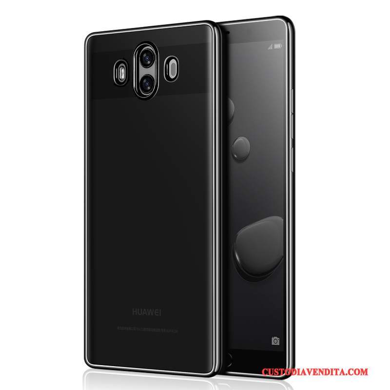 Custodia Huawei Mate 10 Lite Silicone Nero Morbido, Cover Huawei Mate 10 Lite Protezione Tutto Inclusotelefono