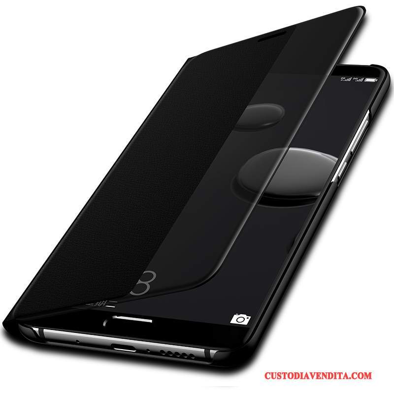Custodia Huawei Mate 10 Pro Pelle Telefono Tutto Incluso, Cover Huawei Mate 10 Pro Folio Nero Anti-caduta