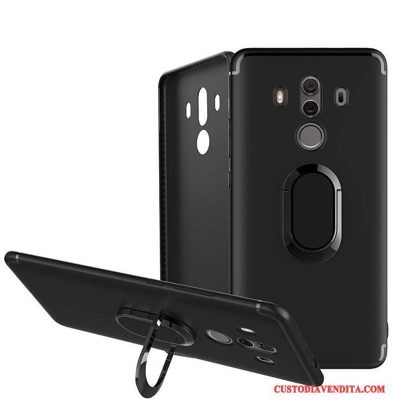 Custodia Huawei Mate 10 Pro Silicone Auto Magnetico, Cover Huawei Mate 10 Pro Telefono Supporto