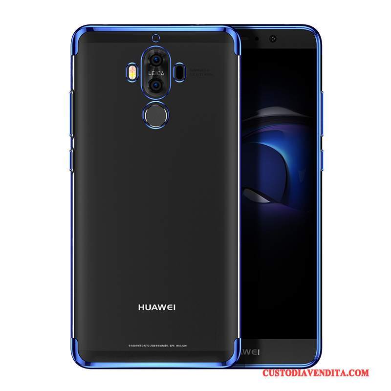 Custodia Huawei Mate 10 Pro Silicone Morbido Anti-caduta, Cover Huawei Mate 10 Pro Protezione Blu Sottile