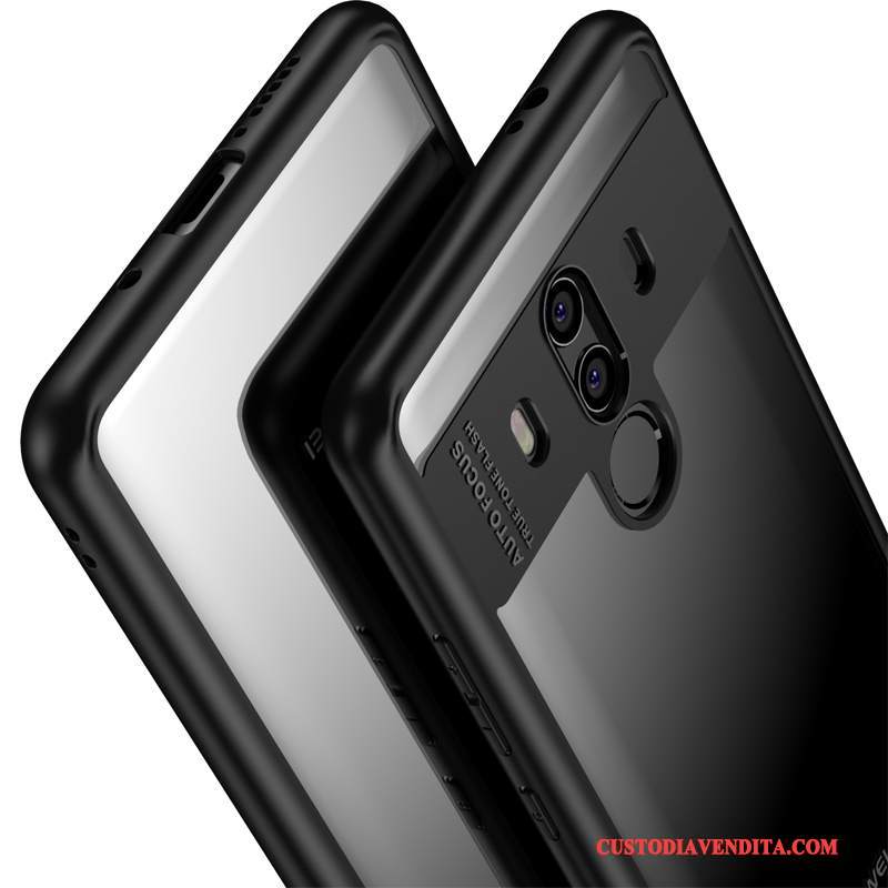 Custodia Huawei Mate 10 Pro Silicone Nerotelefono, Cover Huawei Mate 10 Pro Sottile Trasparente