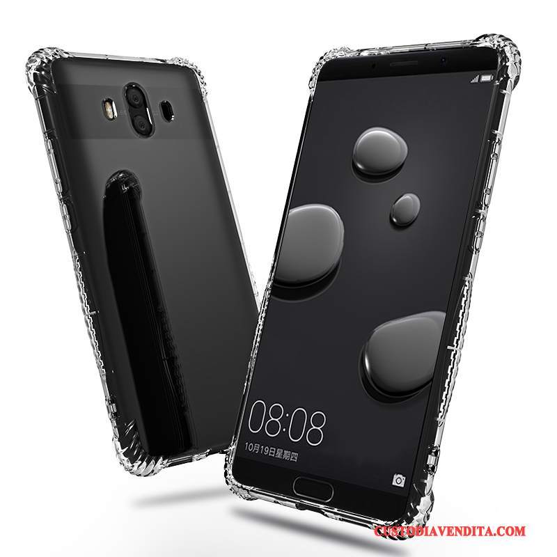 Custodia Huawei Mate 10 Pro Silicone Telefono Trasparente, Cover Huawei Mate 10 Pro Protezione Tutto Incluso Morbido