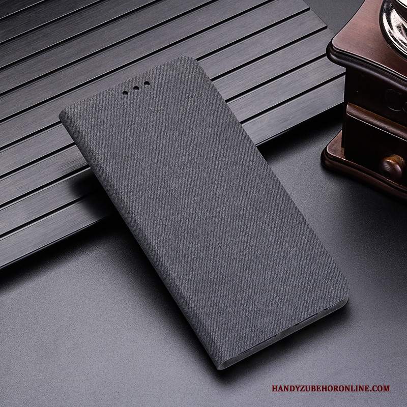 Custodia Huawei Mate 20 Lite Pelle Anti-caduta Grigio, Cover Huawei Mate 20 Lite Protezione Telefono