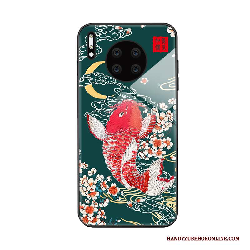 Custodia Huawei Mate 30 Pro Creativo Personalizza Di Personalità, Cover Huawei Mate 30 Pro Silicone Net Red Anti-caduta