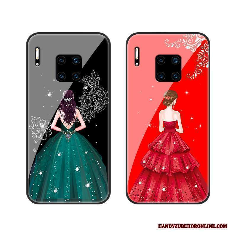 Custodia Huawei Mate 30 Rs Protezione Rosso Garza, Cover Huawei Mate 30 Rs Vetrotelefono