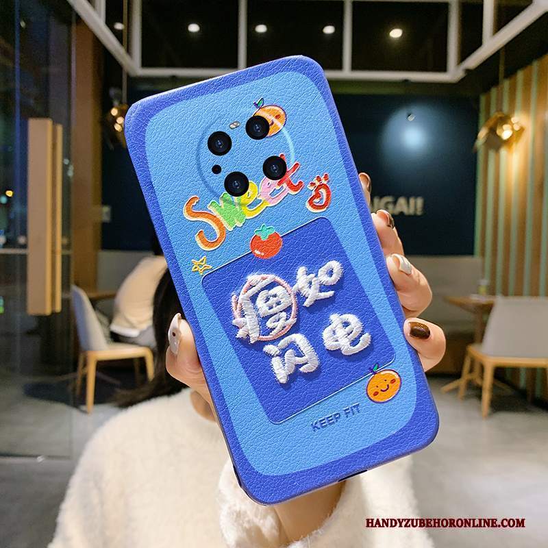 Custodia Huawei Mate 40 Pro Creativo Telefono Ricamo, Cover Huawei Mate 40 Pro Silicone Ricchezza Tutto Incluso