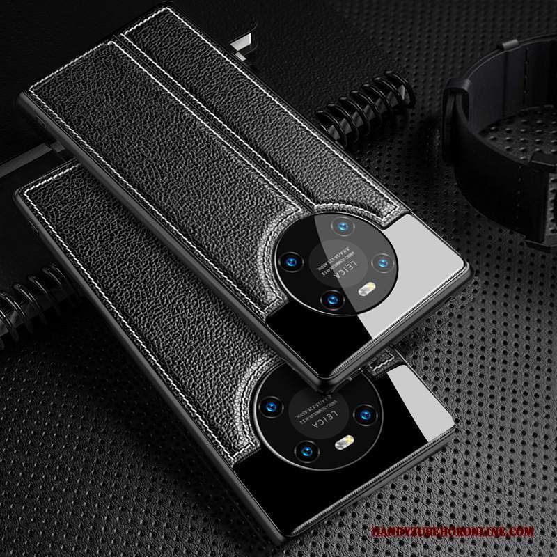 Custodia Huawei Mate 40 Pro Pelle Specchio High End, Cover Huawei Mate 40 Pro Creativo Tutto Incluso Di Personalità
