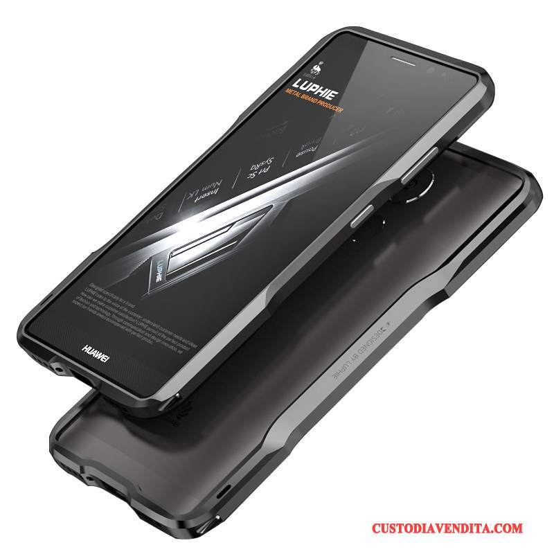 Custodia Huawei Mate 8 Creativo Accessori Telaio, Cover Huawei Mate 8 Metallo Anti-caduta