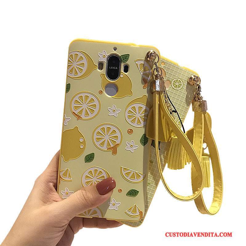 Custodia Huawei Mate 8 Goffratura Macchiati Amare, Cover Huawei Mate 8 Morbidotelefono
