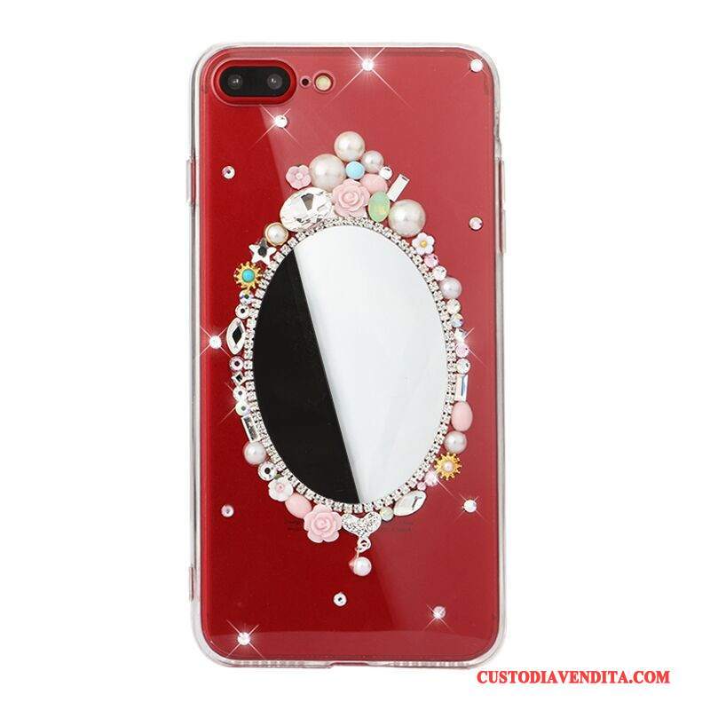 Custodia Huawei Mate 8 Silicone Fiori Pietra Preziosa, Cover Huawei Mate 8 Colore Morbido Tutto Incluso