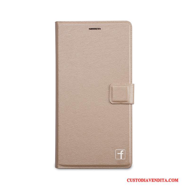 Custodia Huawei Mate 9 Pro Pelle Oro Difficile, Cover Huawei Mate 9 Pro Folio Telefono