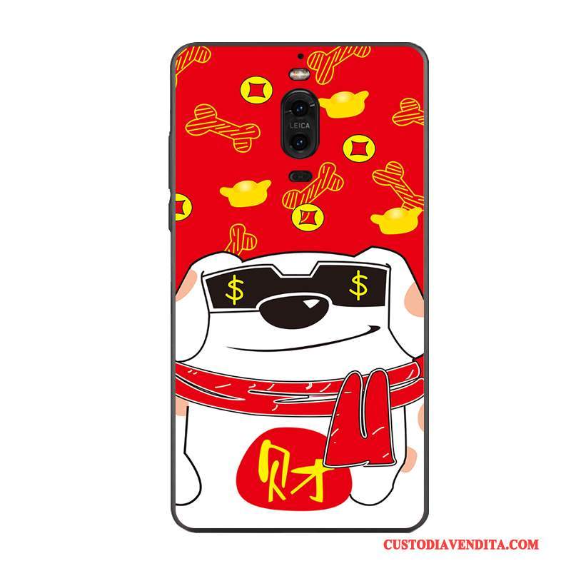 Custodia Huawei Mate 9 Pro Silicone Telefono Amanti, Cover Huawei Mate 9 Pro Protezione Nuovo Super Carino