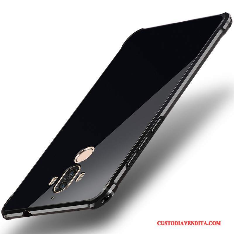 Custodia Huawei Mate 9 Protezione Metallo Nero, Cover Huawei Mate 9 Telefono