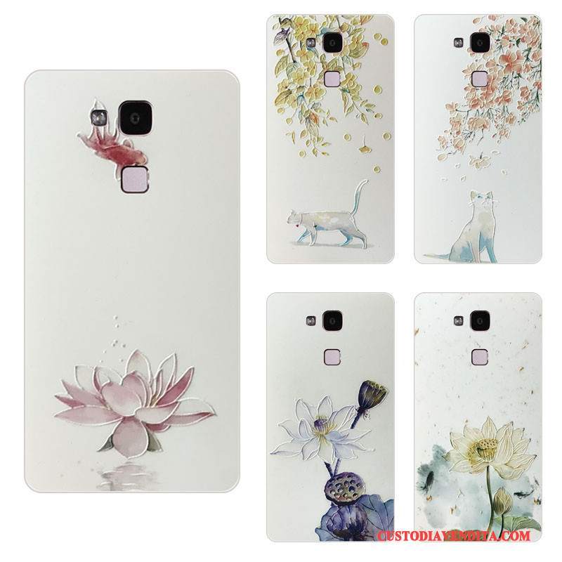 Custodia Huawei Mate S Colore Bello Trasparente, Cover Huawei Mate S Protezione Stile Cinese Gioventù