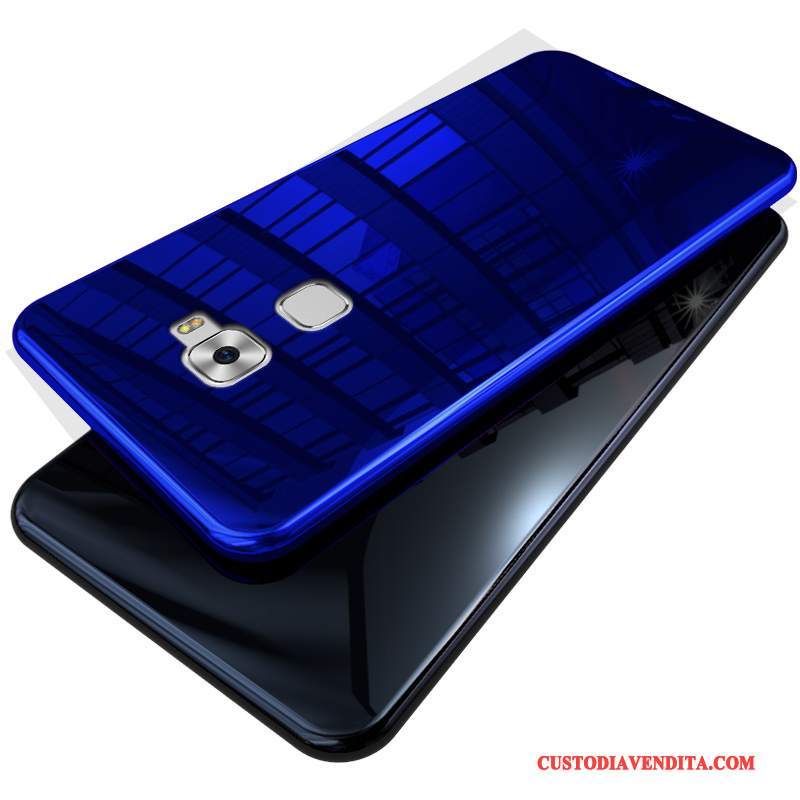 Custodia Huawei Mate S Silicone Morbidotelefono, Cover Huawei Mate S Protezione Blu Lusso