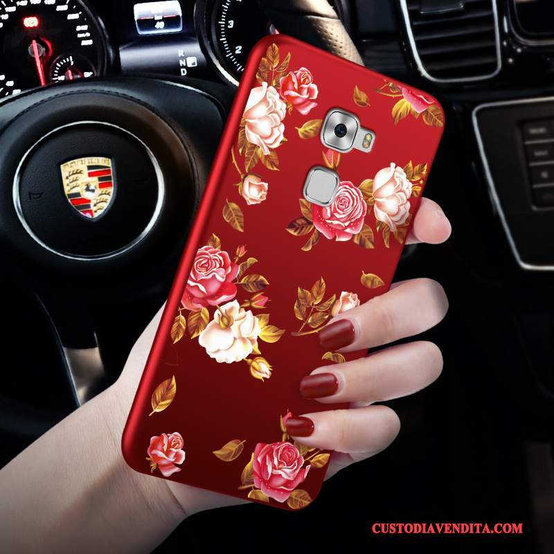 Custodia Huawei Mate S Silicone Rosso Tendenza, Cover Huawei Mate S Protezione Telefono Tutto Incluso