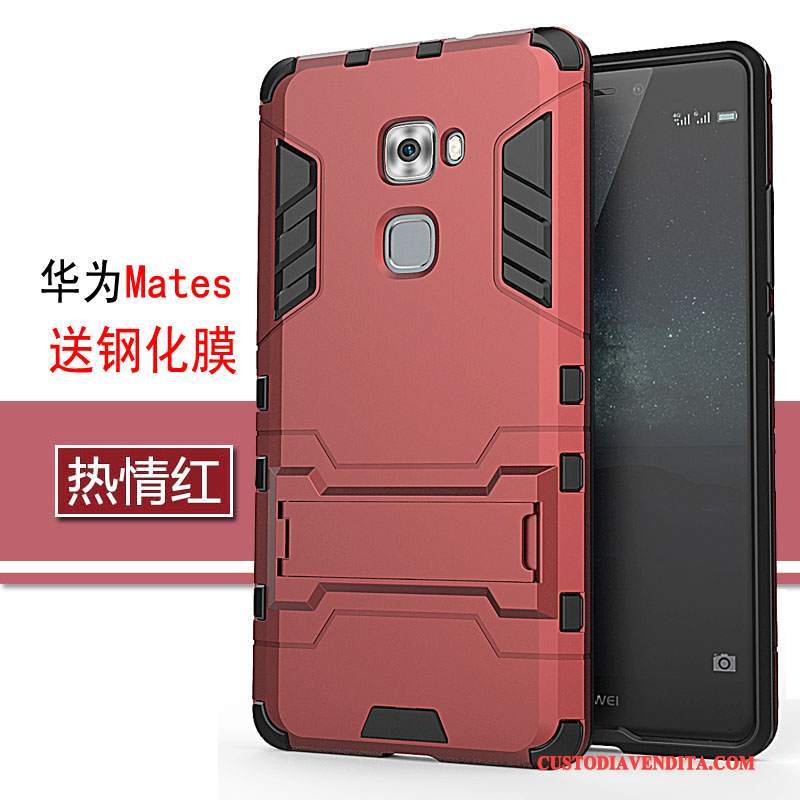 Custodia Huawei Mate S Silicone Tutto Incluso Rosso, Cover Huawei Mate S Protezione Morbido Tendenza