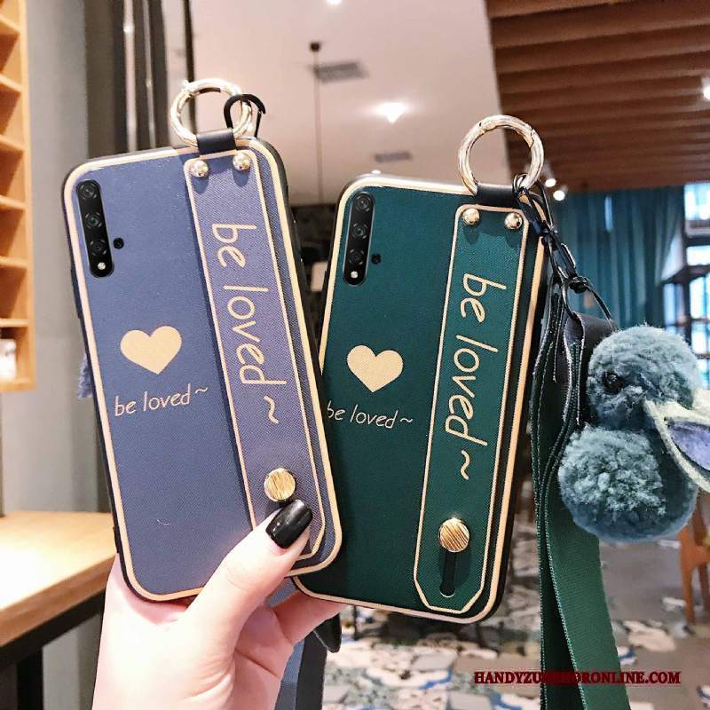Custodia Huawei Nova 5t Moda Coniglio Grigio, Cover Huawei Nova 5t Silicone Amare Verde