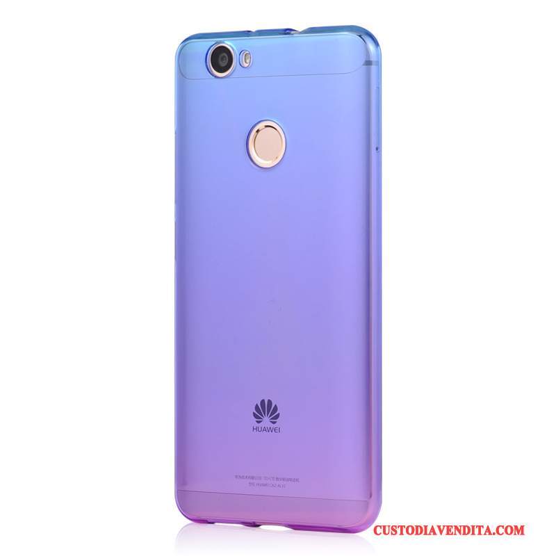 Custodia Huawei Nova Creativo Gradiente Porpora, Cover Huawei Nova Silicone Telefono Anti-caduta