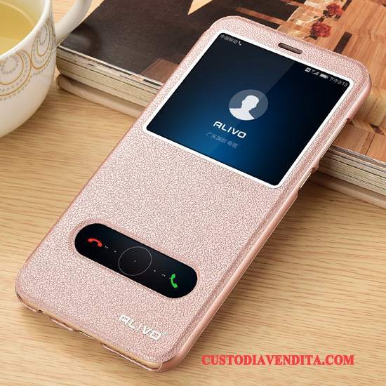 Custodia Huawei Nova Protezione Telefono Rosa, Cover Huawei Nova Pelle Gioventù