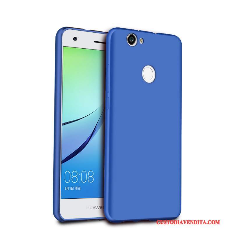 Custodia Huawei Nova Silicone Blu Macchiati, Cover Huawei Nova Protezione Anti-caduta Morbido
