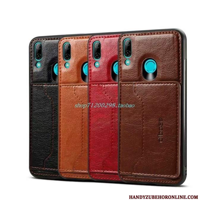Custodia Huawei P Smart 2019 Pelle Supporto Carta, Cover Huawei P Smart 2019 Protezione Telefono Morbido