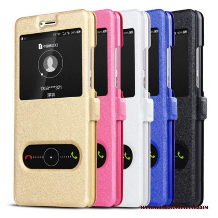 Custodia Huawei P Smart 2019 Protezione Supportotelefono, Cover Huawei P Smart 2019 Seta Finestre Blu