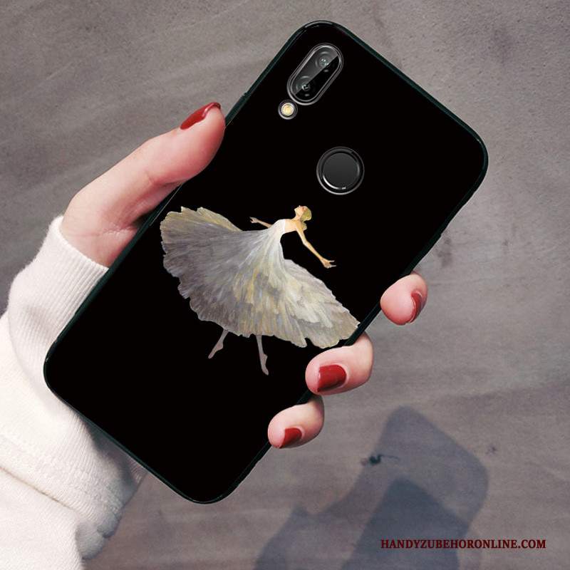 Custodia Huawei P Smart+ Creativo Telefono Anti-caduta, Cover Huawei P Smart+ Moda Tendenza Arte