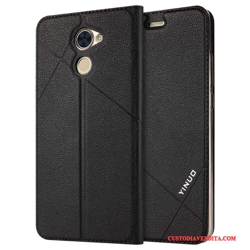 Custodia Huawei P Smart Pelle Morbido Nero, Cover Huawei P Smart Silicone Telefono Tutto Incluso