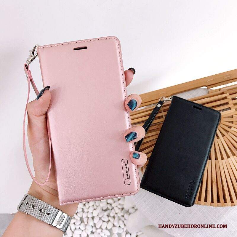 Custodia Huawei P Smart+ Pelle Tutto Incluso Nuovo, Cover Huawei P Smart+ Folio Rosatelefono
